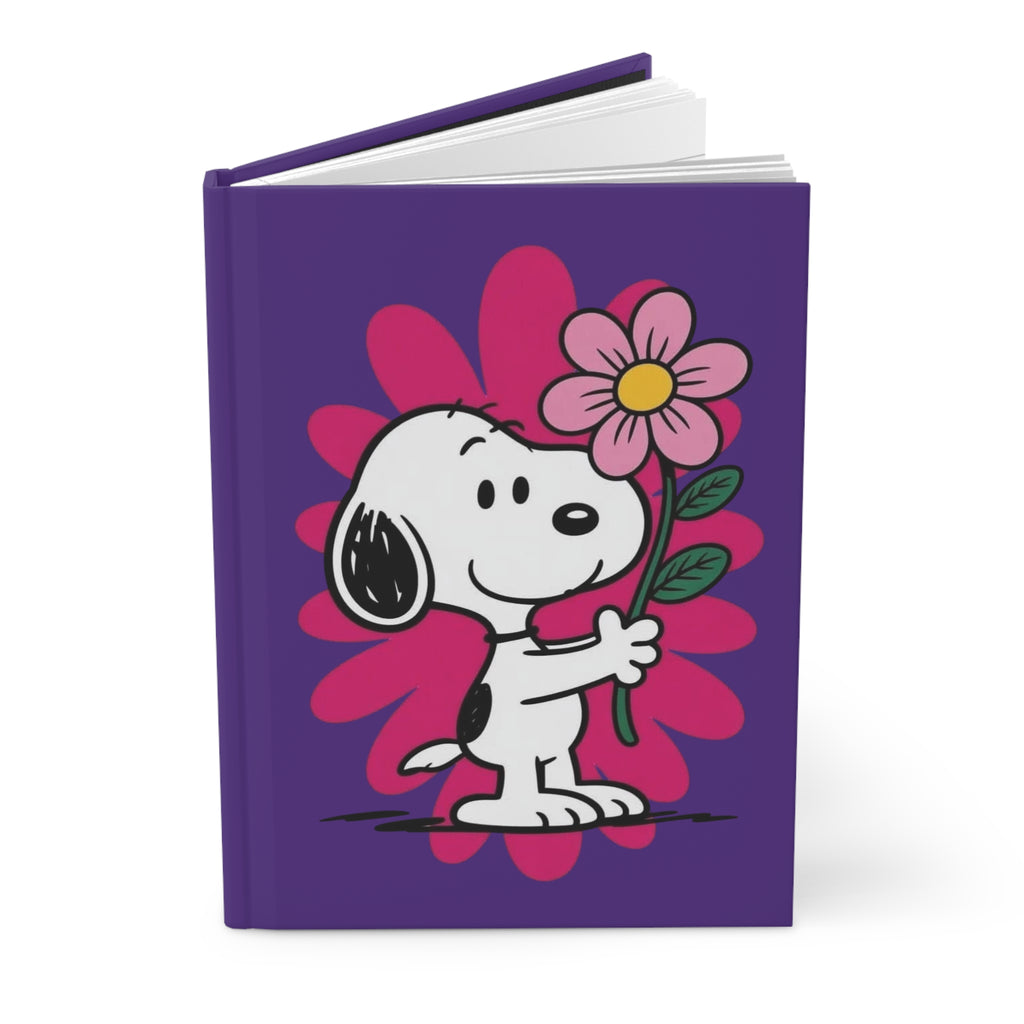 Smiley Snoopy -HardCover Journal