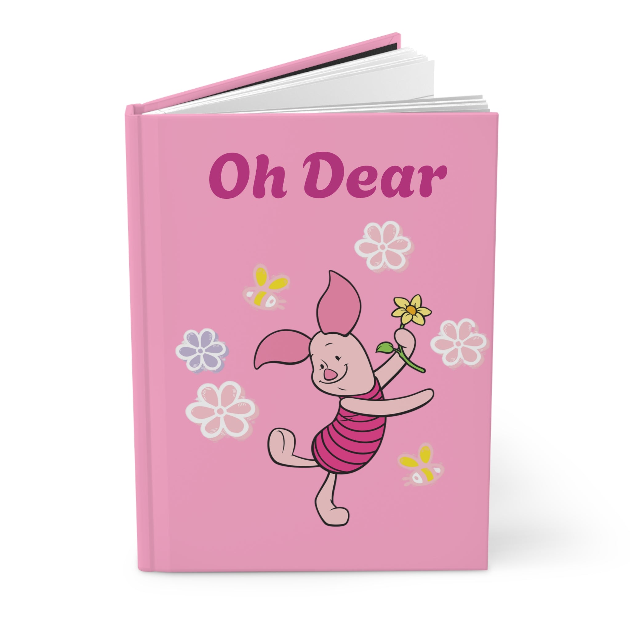 Oh Dear Piggy Hardcover Journal