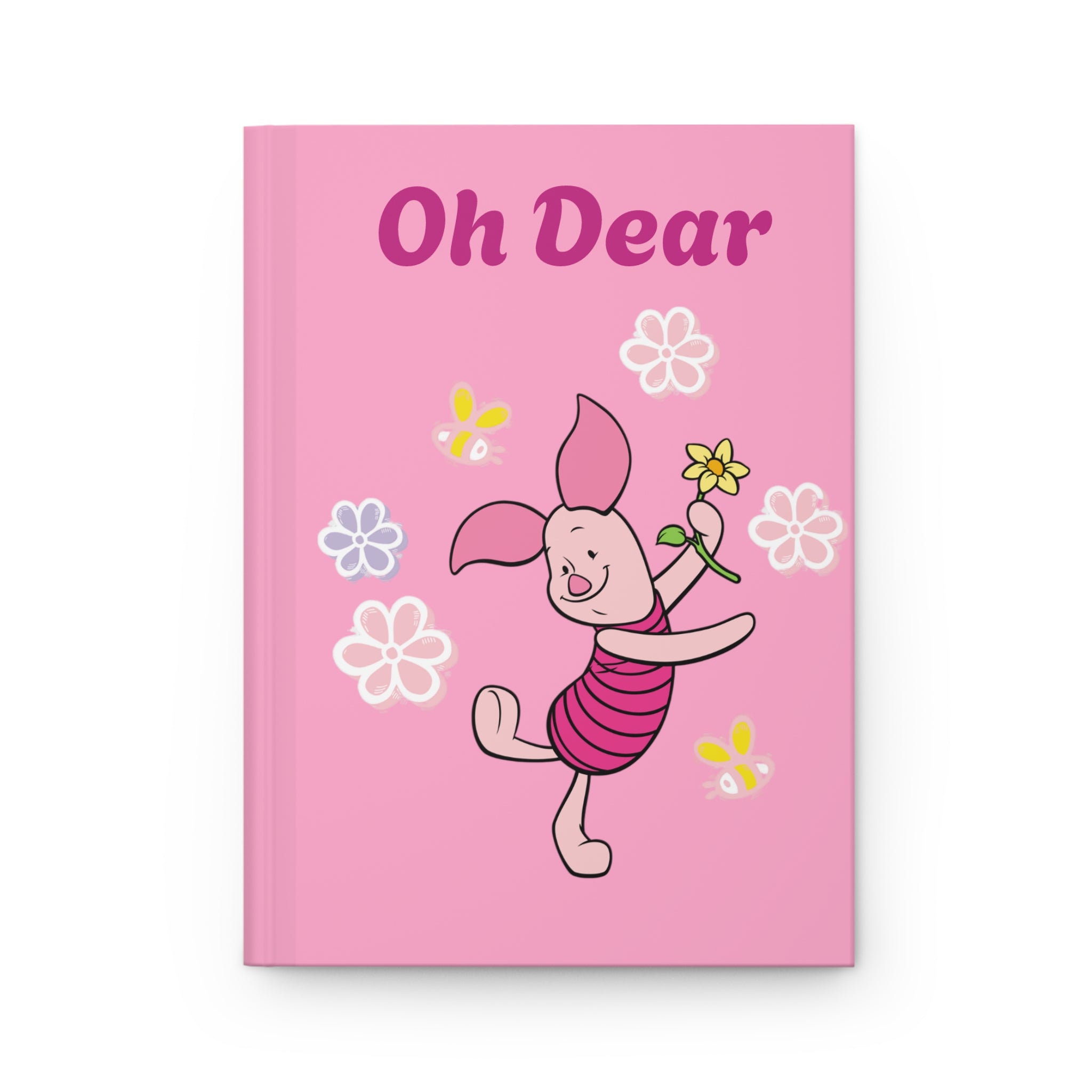 Oh Dear Piggy Hardcover Journal