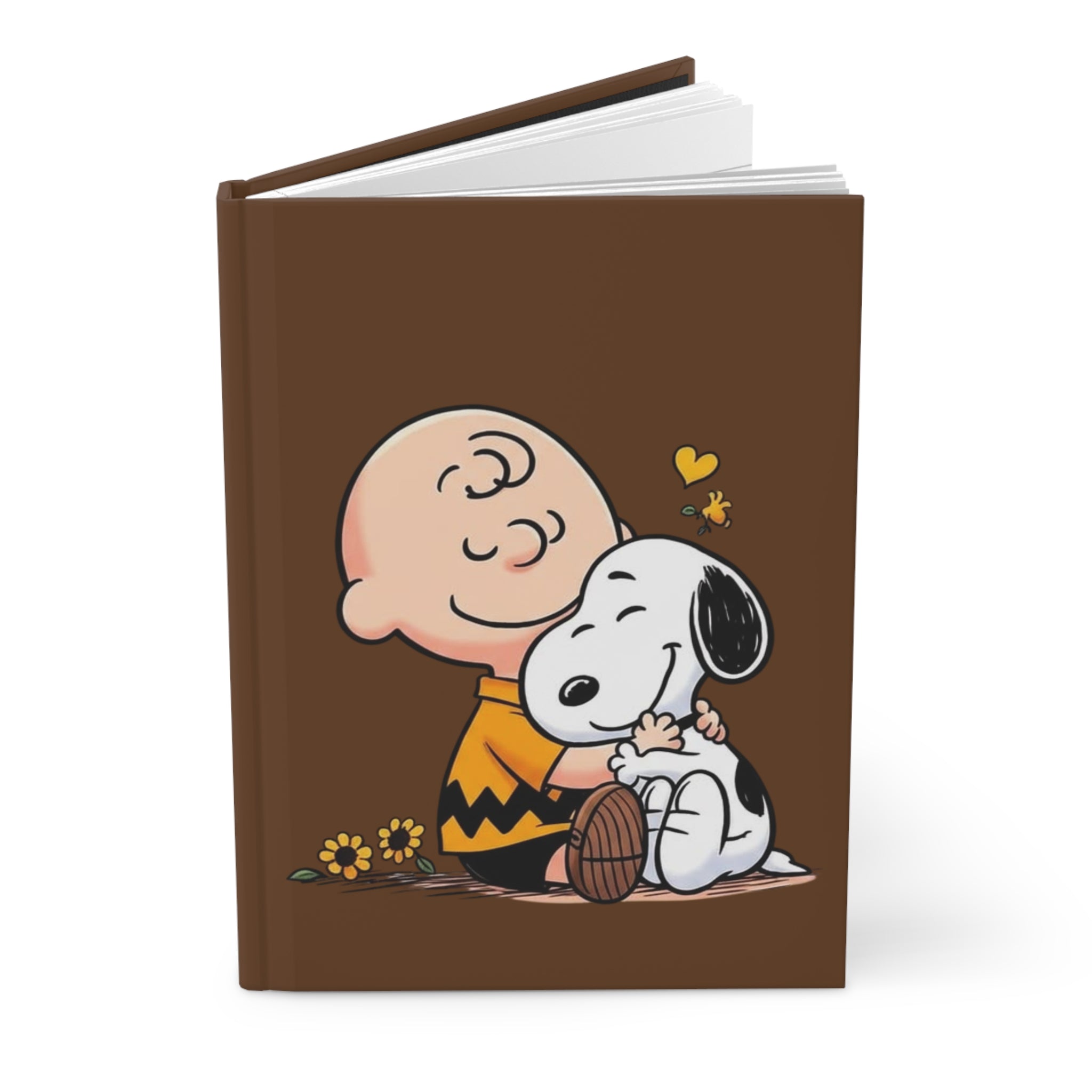 Charlie Brown & Snoopy Hardcover Journal — Cute Friendship Notebook