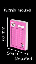 Minnie Mouse NotePad Template