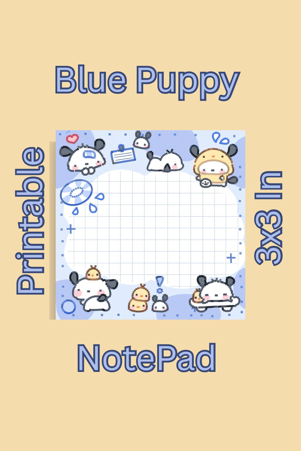 Blue Puppy NotePad